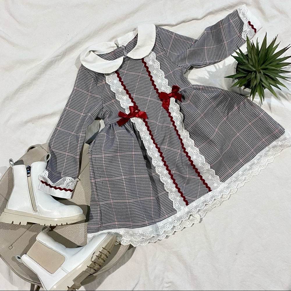 Houndstooth Dress